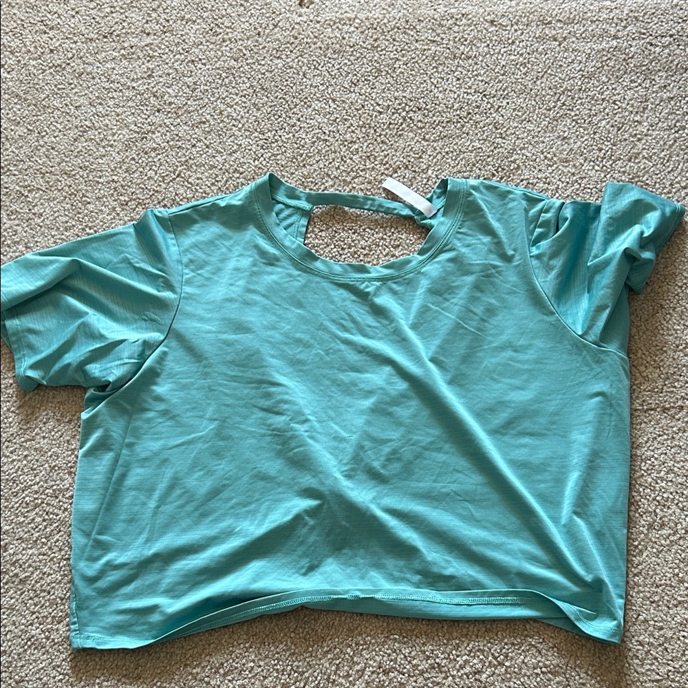 Fabletics Aqua Short Sleeve Tee